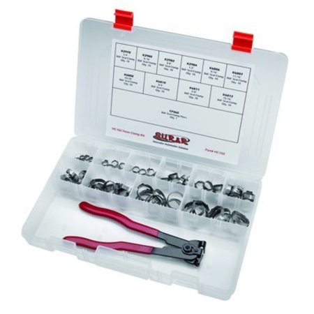 S.U.R. & R. AUTO PARTS Positive Seal Hose Clamp Kit (1) SRRHC102